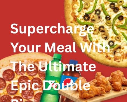 Supercharge Your Meal With The Ultimate Epic Double Pizza