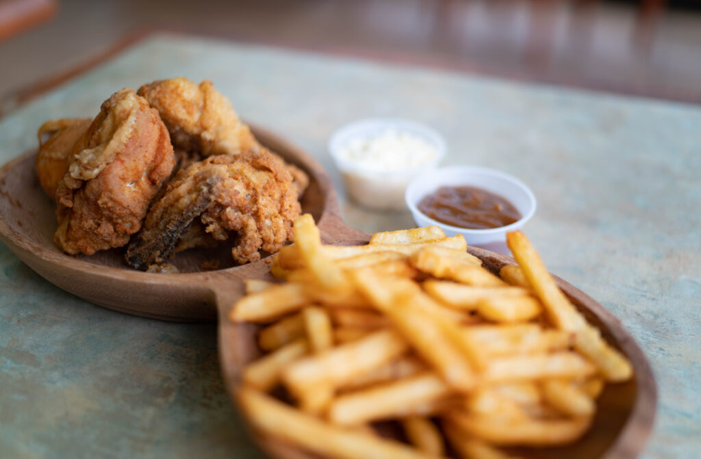 combo pizza et ailes de poulet