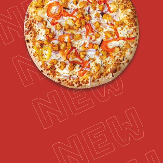 Butter Chicken Pizza